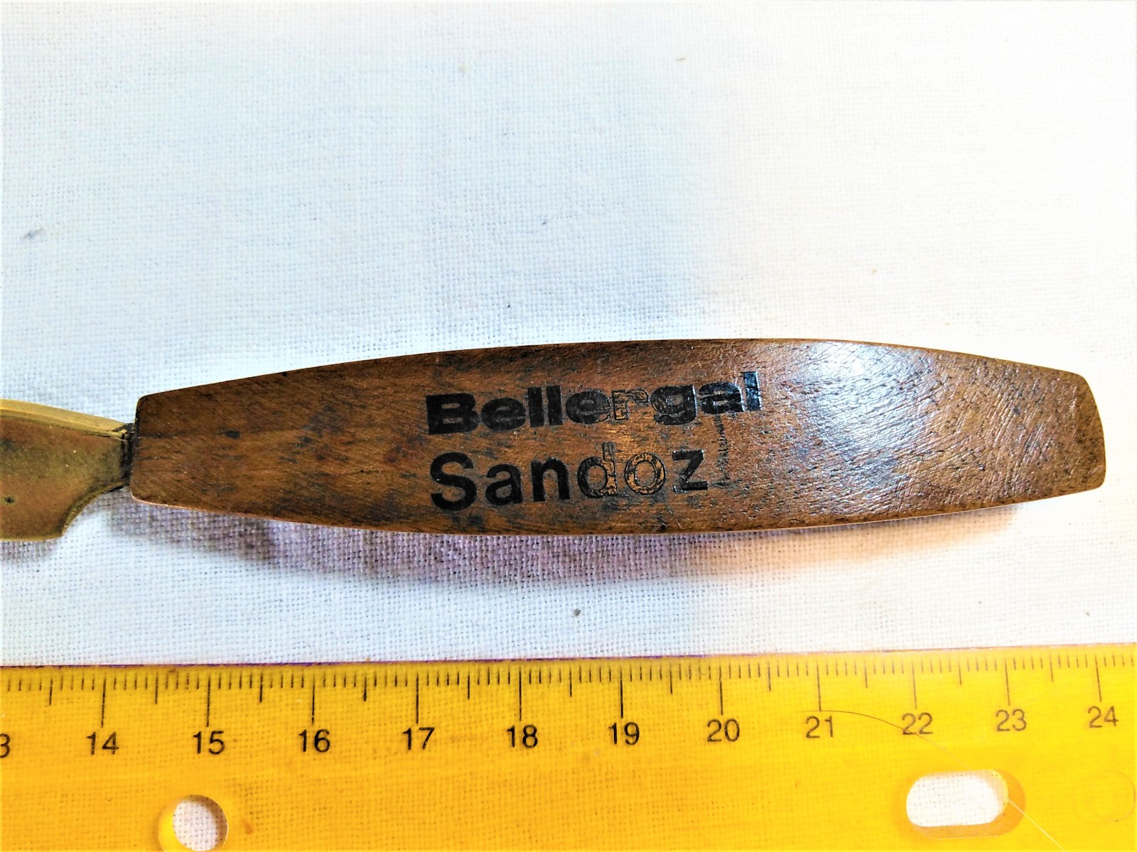 Vintage Berellgal SANDOZ letter opener knife LSD pharmacy Switzerland extra rare