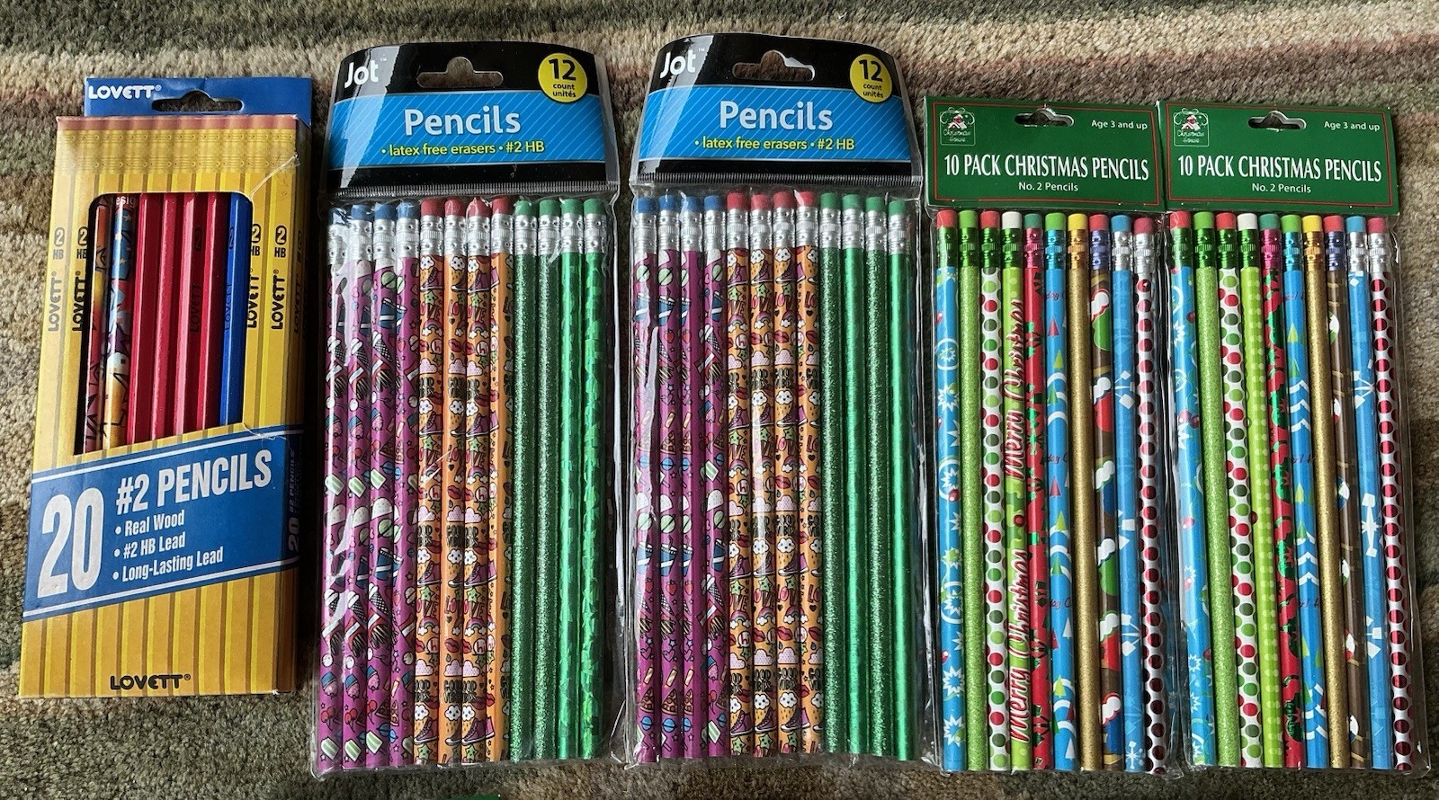 Large Lot of Assorted New Pencils – 105 Pencils