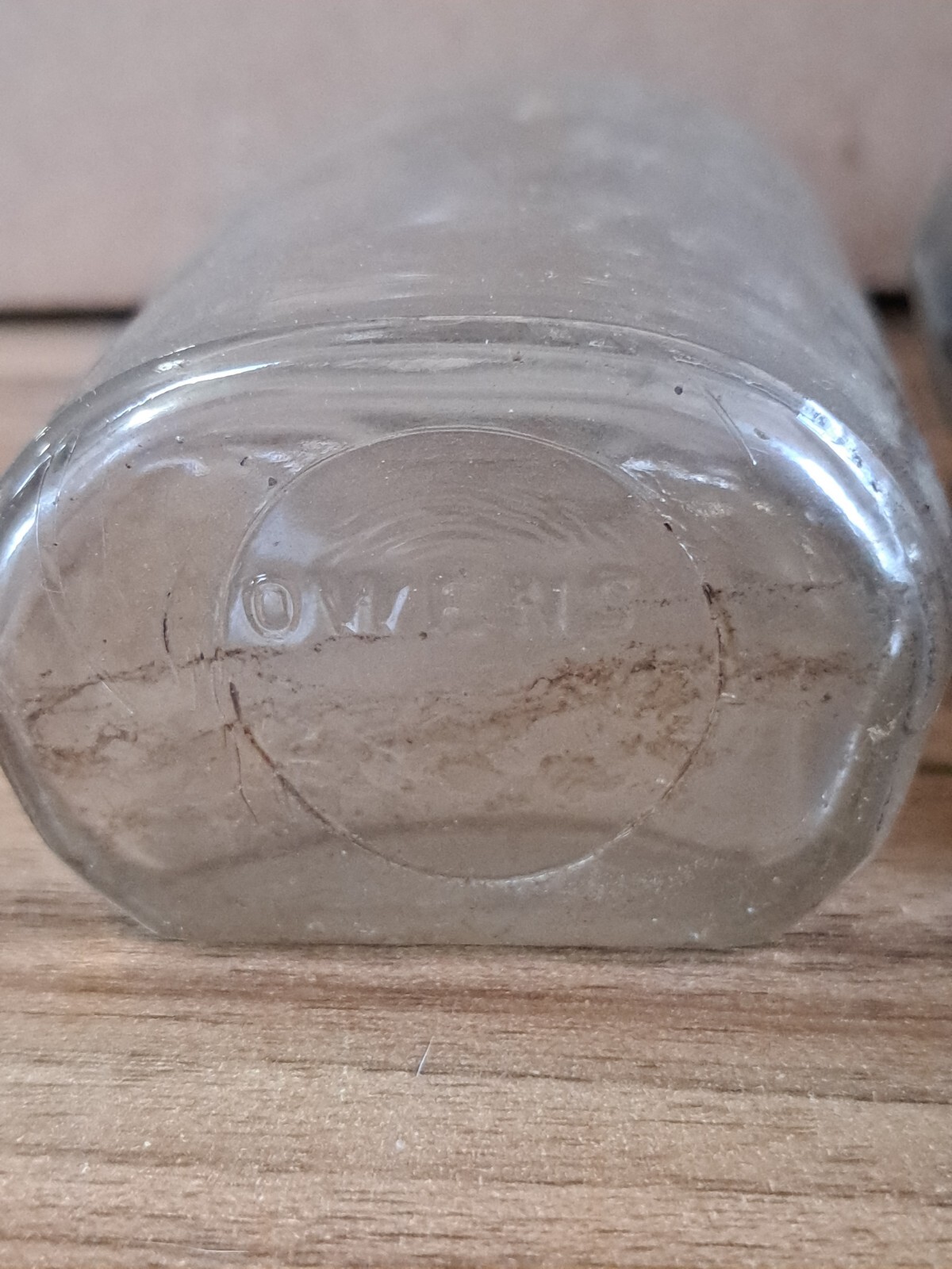 Pharmacy Apothecary Amber & Clear Glass 8oz Bottles. Owens