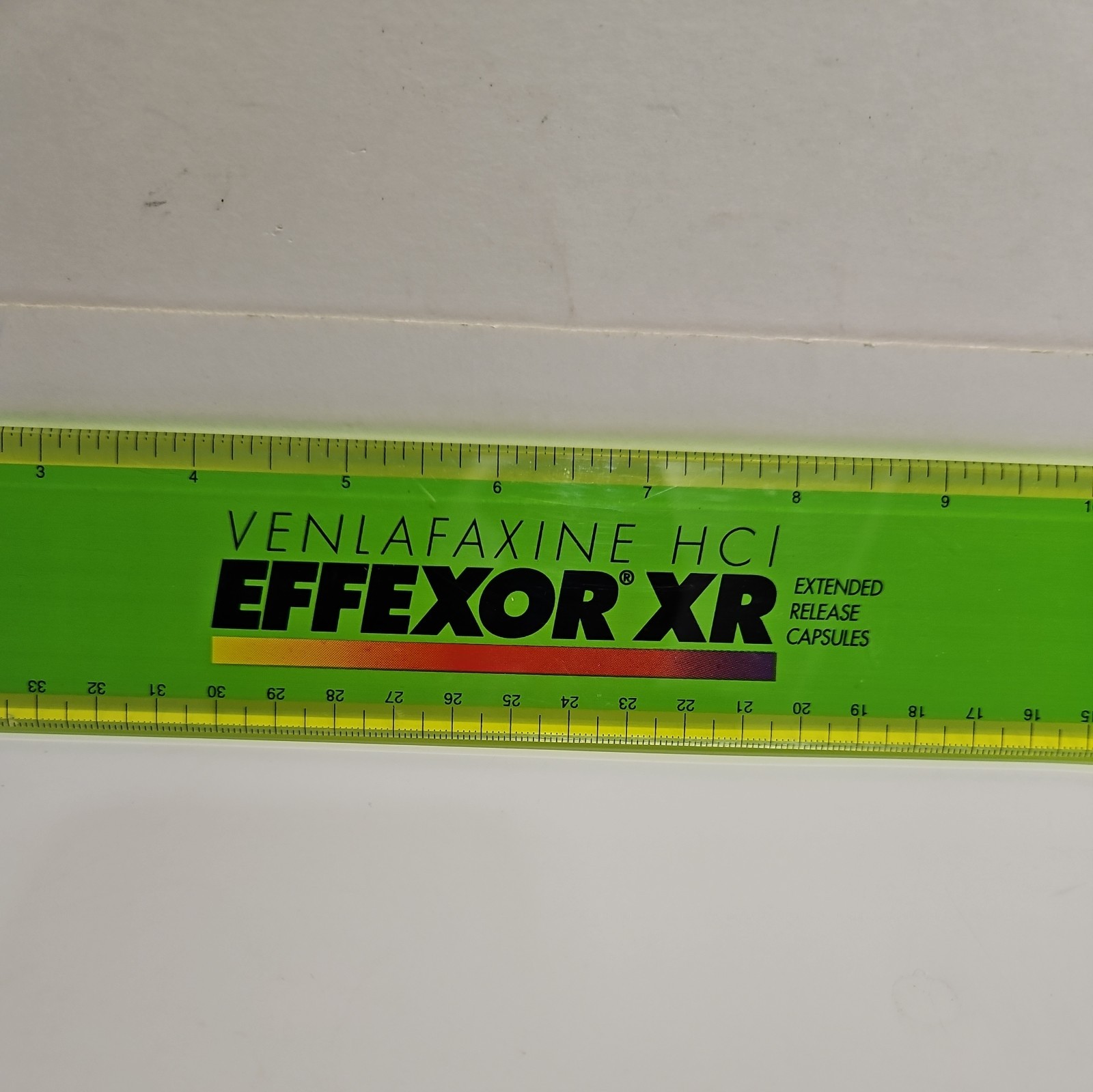 Effexor XR Green Ruler Pharmaceutical Drug Rep Promo Advertising