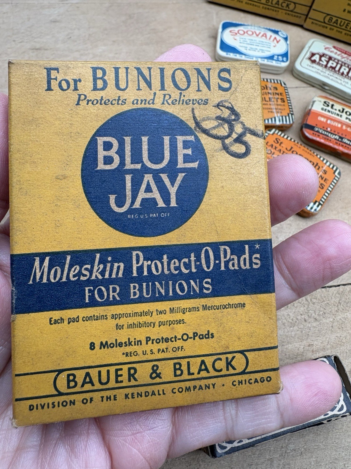 Vintage Pharmaceutical Collectibles 14 Pc Lot Ramon’s St. Joseph Blue Jay