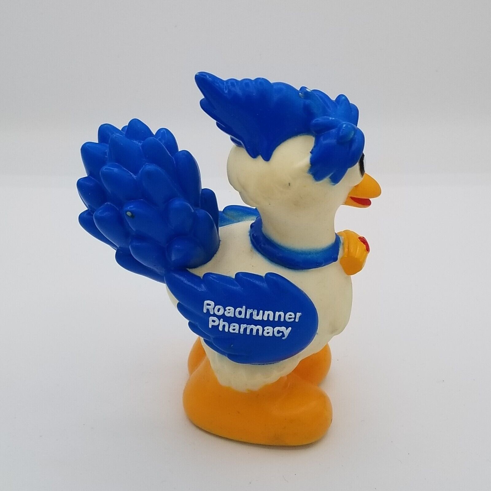 Vintage Roadrunner 6” Plastic Squeak Toy Medical Advertising Remedy Pharmacy