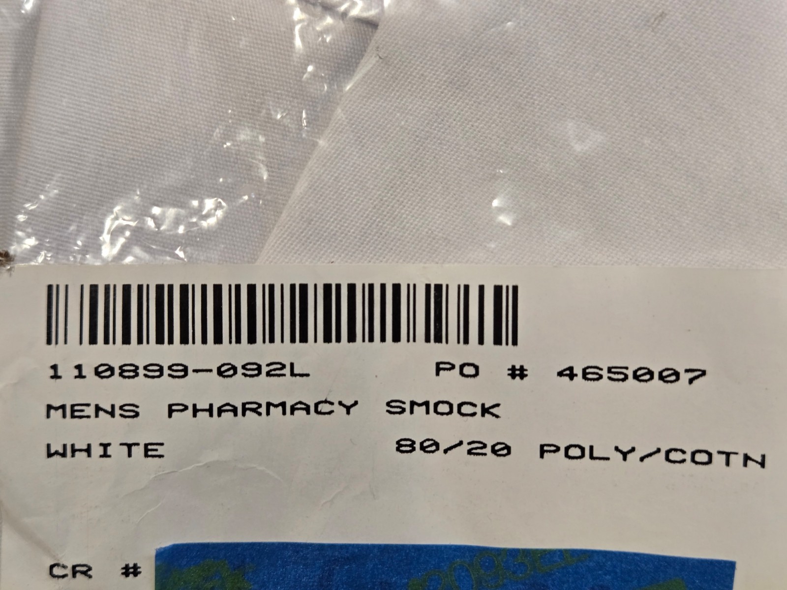 NEW Longs Drugs Pharmacy Pharmacist White Mens Smock – Size Large – Regent Brand