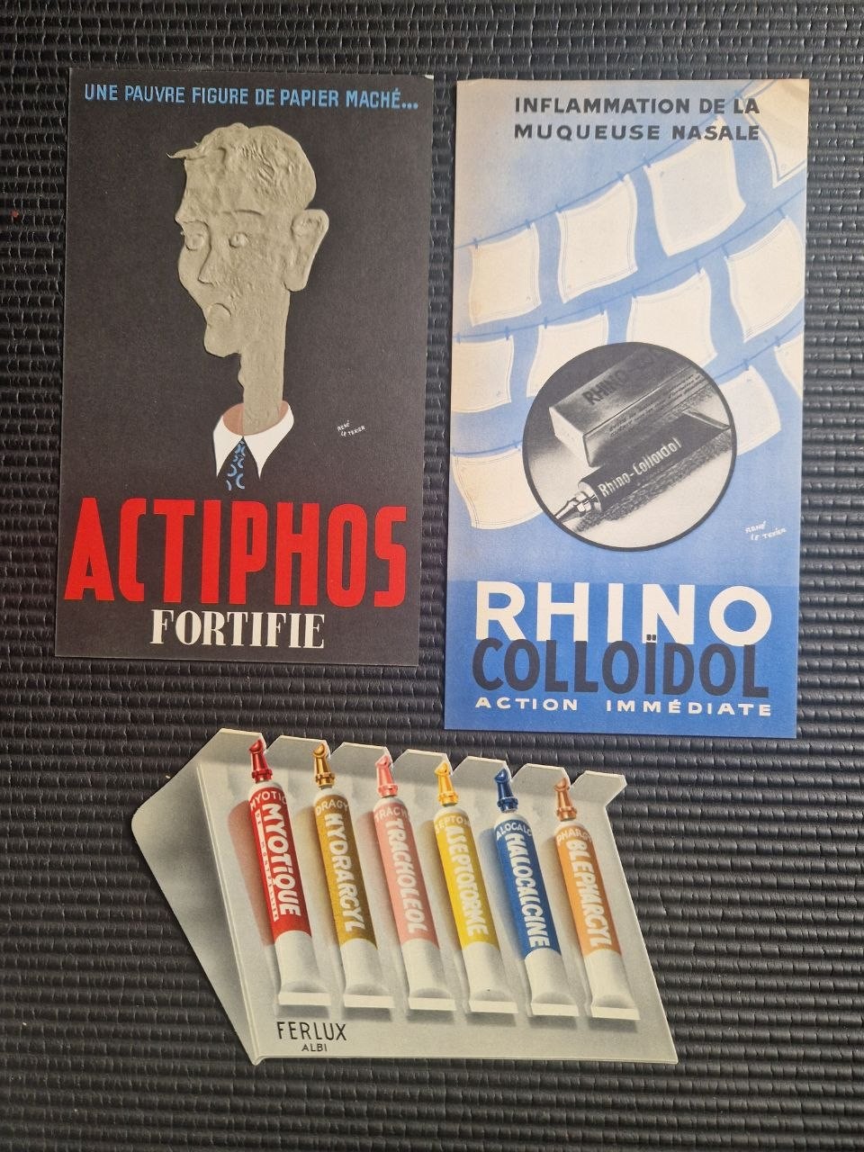 Vintage pharmaceutical advertisements – René Le Texier