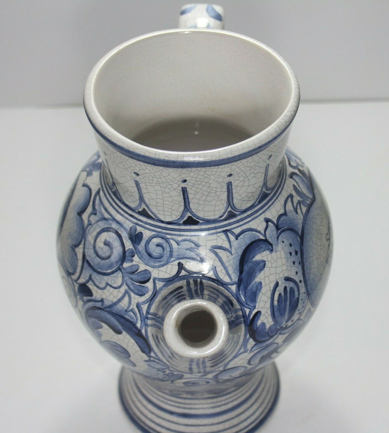 Italian Majolica Apothecary jar, Sirup Tamarin Dorum