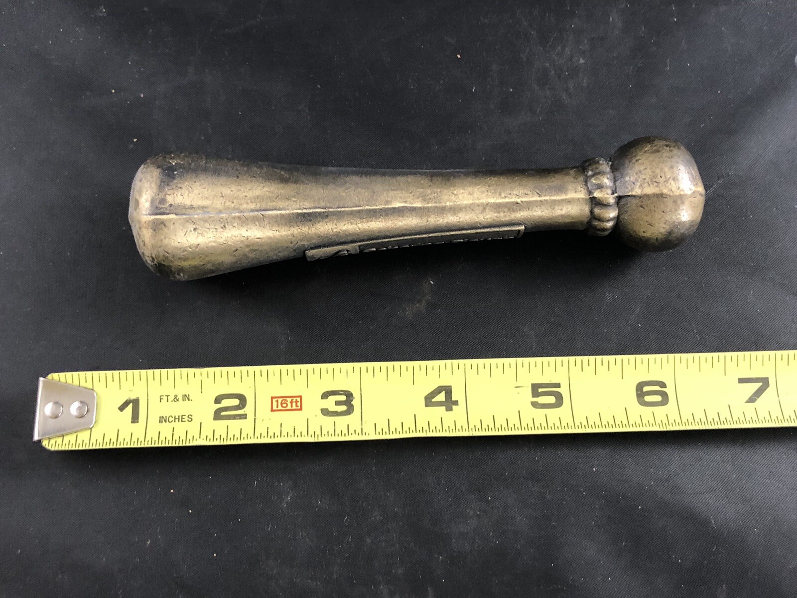 Vtg 1992 Schering metal Mortar and Pestle 30th Edition Christopher Columbus GS6