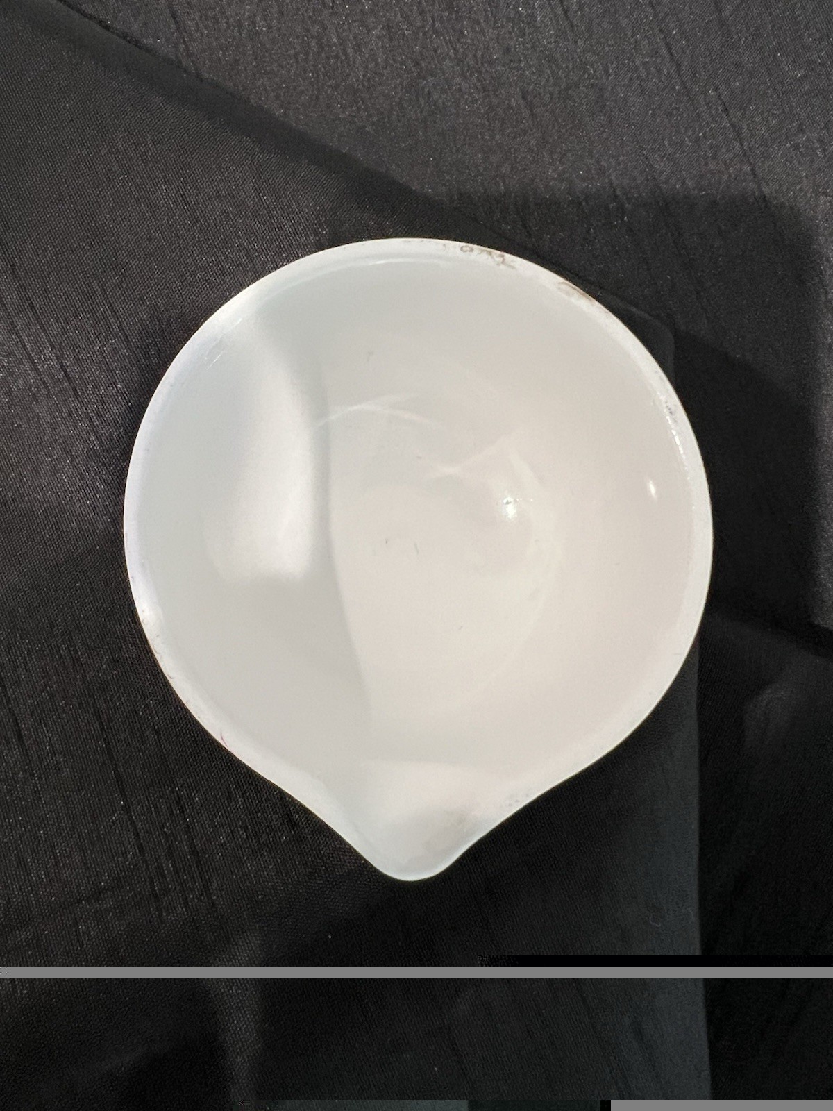 Vintage Coors USA Apothecary Porcelain Evaporating Lab Dish Spout Bowl 03 3 Inch