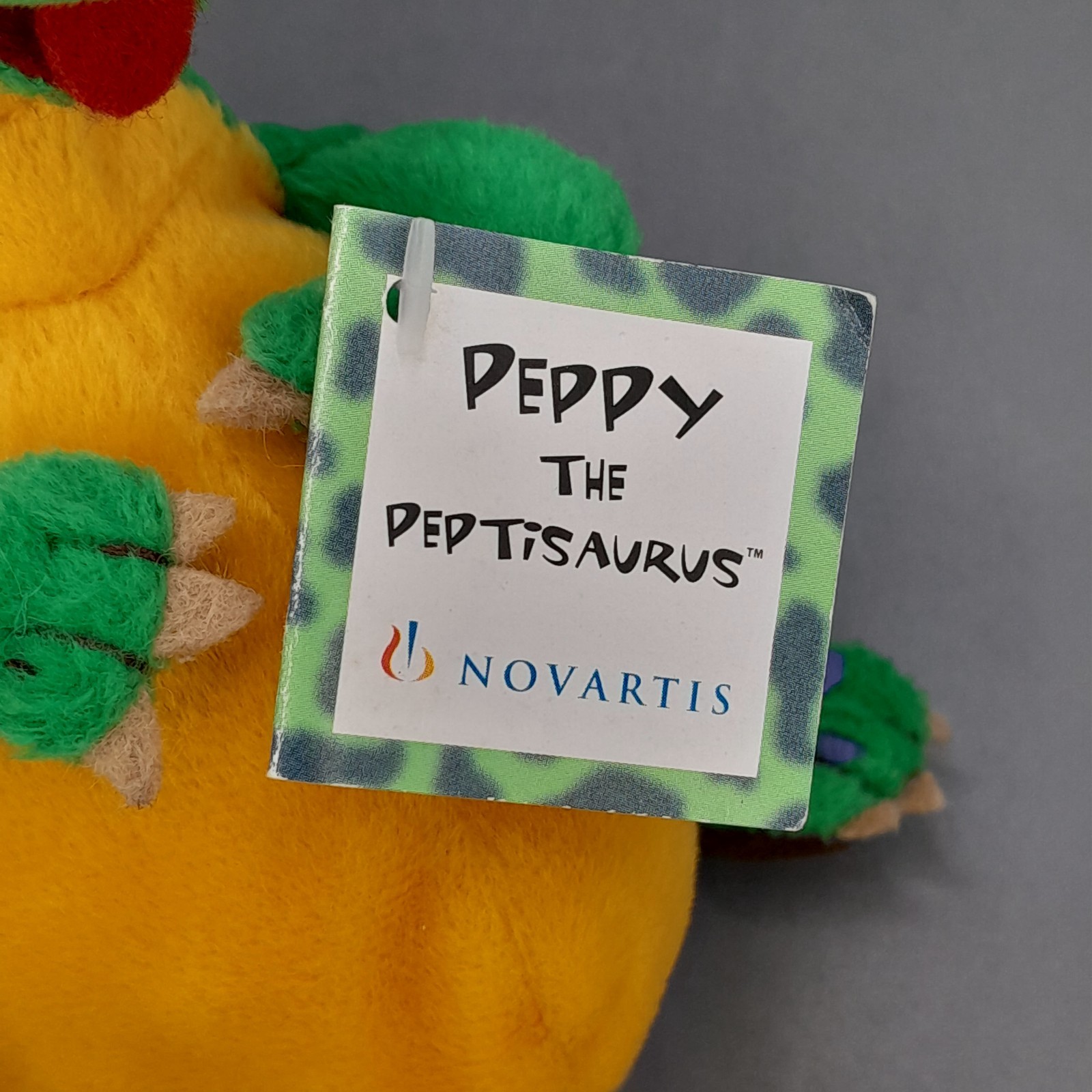 Peppy the Peptisaurus 8” Dinosaur Plush Green Toy New With Tags
