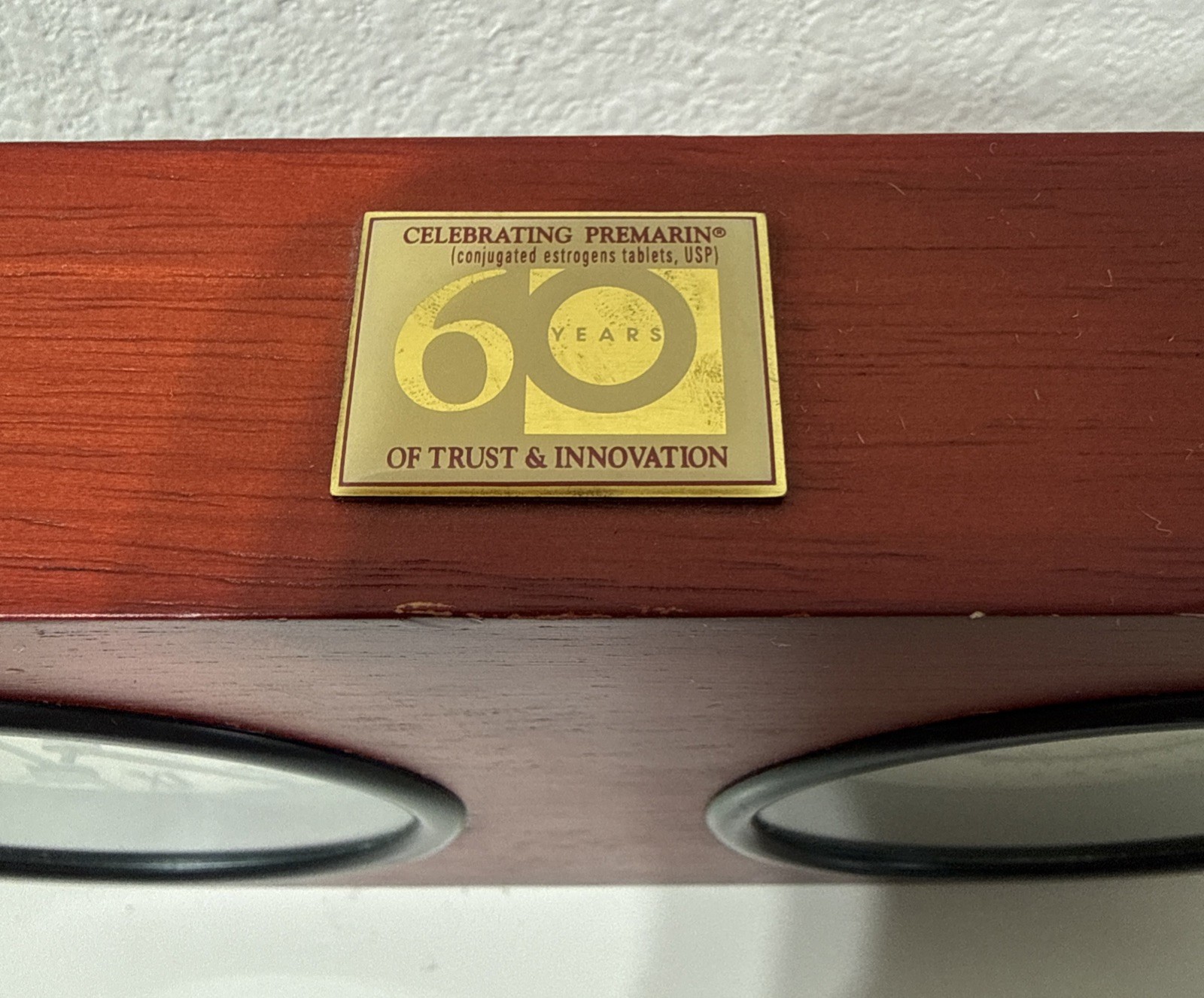 Drug Rep Pharmaceutical Promo PREMARIN Weather Station 60 Year Clock Barometer
