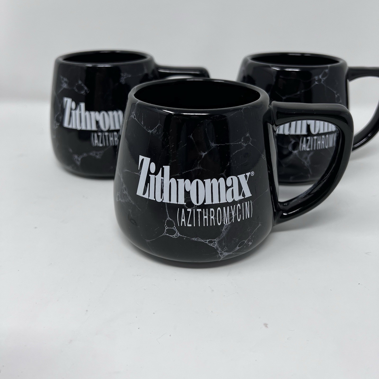 Drug Rep Medical Coffee Mugs Lot Of 3 Pharma Advertising