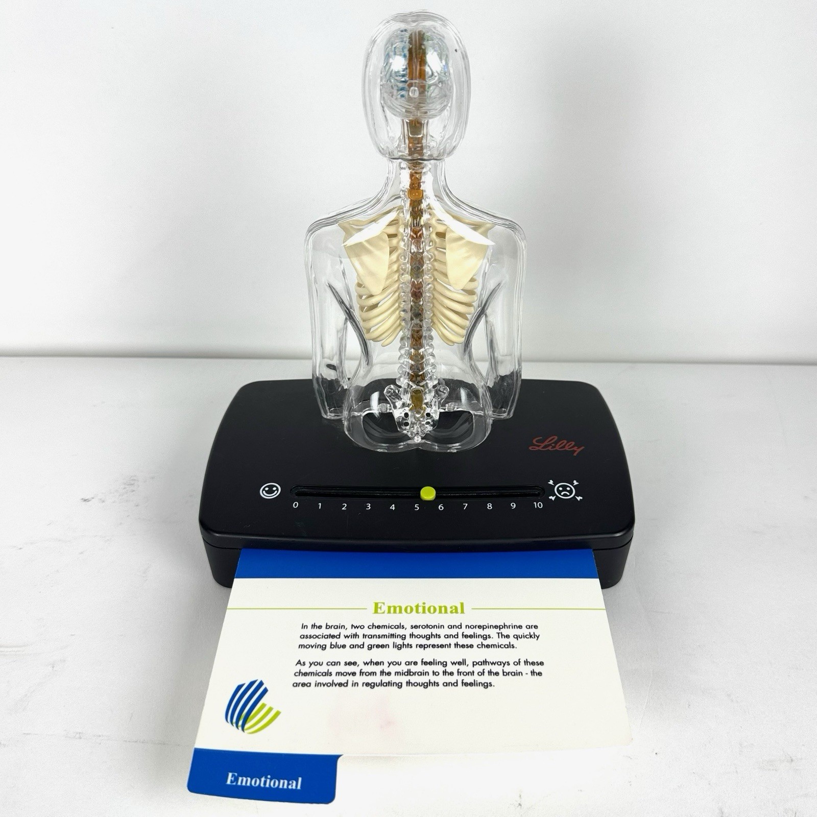 Lilly Light Up Display Pharmaceutical Pharma Design 2004 Drug *Partially Works*