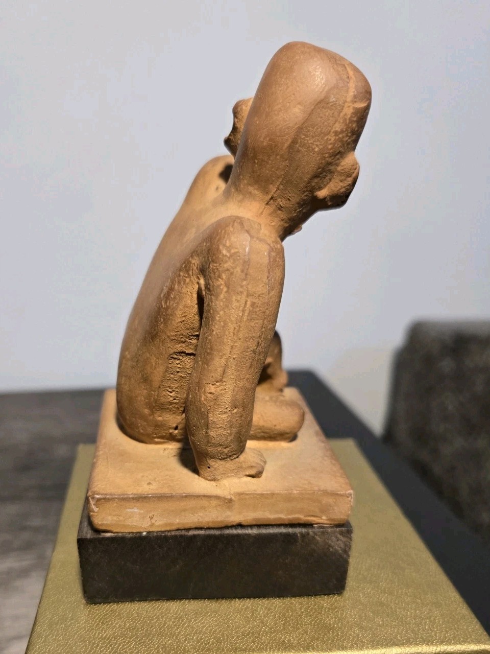 Vintage Pharmaceutical Advertising Figurine Valisone Cream Man With Skin Lesions