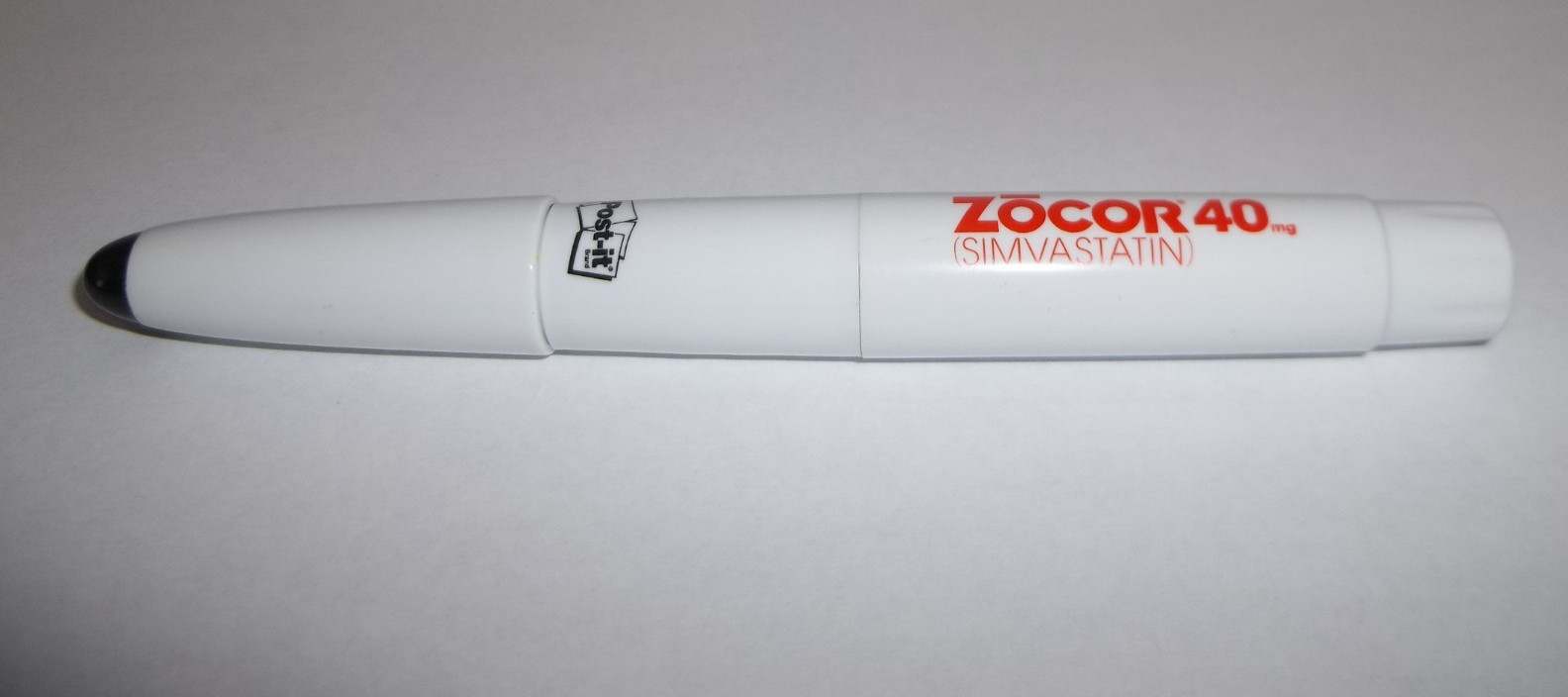 Zocor Simvastatin Promotional Highlighter Pen – Post-It Dispenser