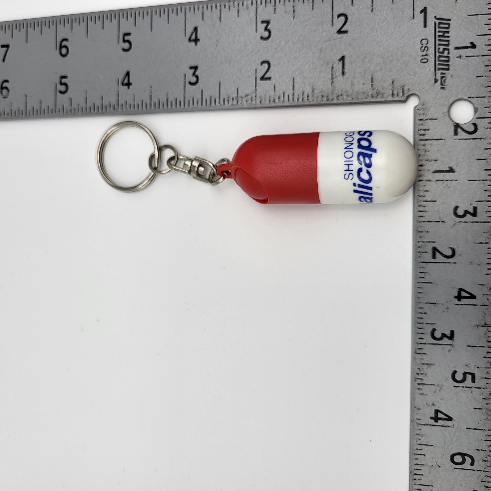 Vintage Medical Advertising keychain Shiono Qualicaps