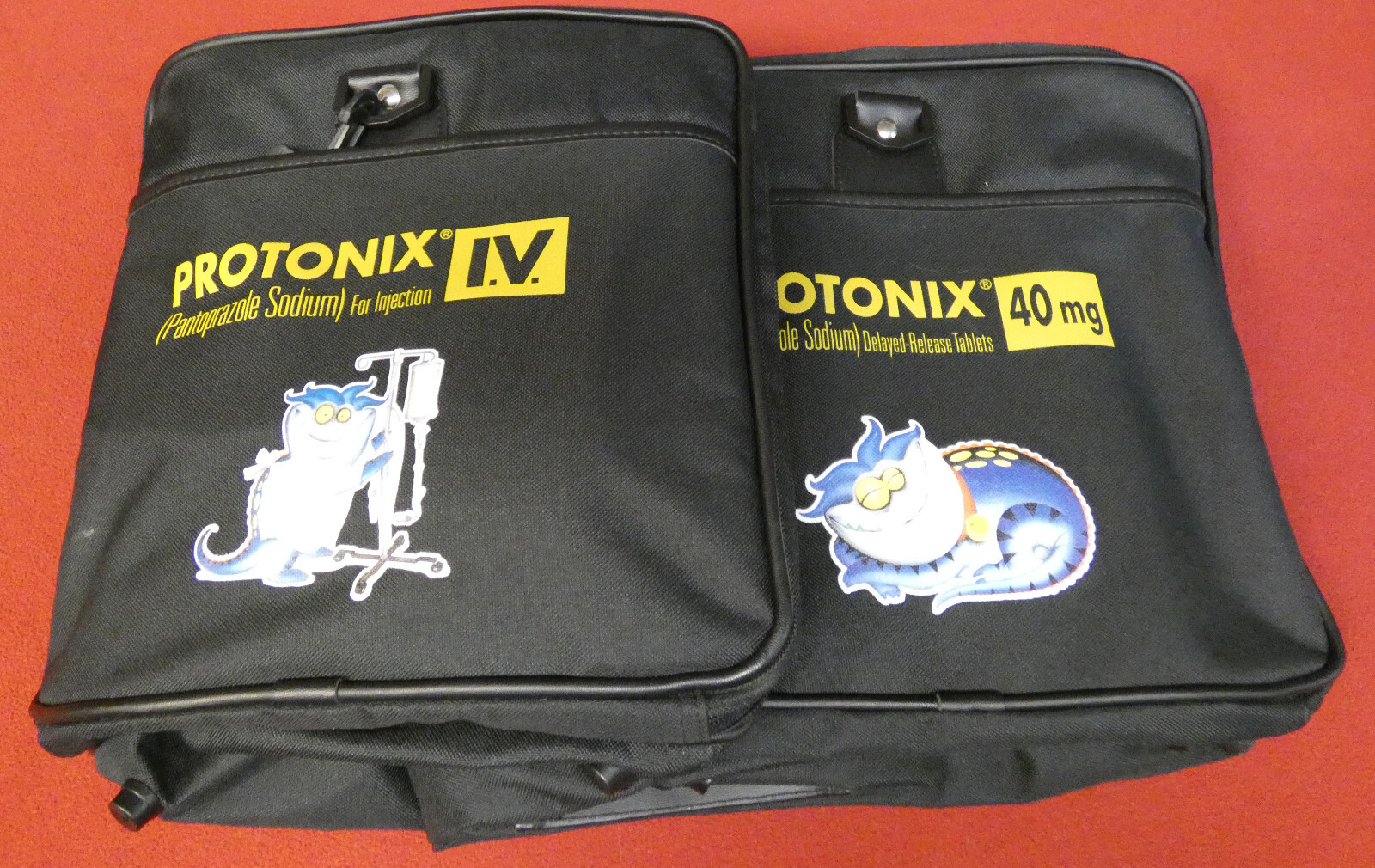Protonix Pharmacy Drug Rep Large Duffel Bag & Sachel Luggage Multi Compartmented