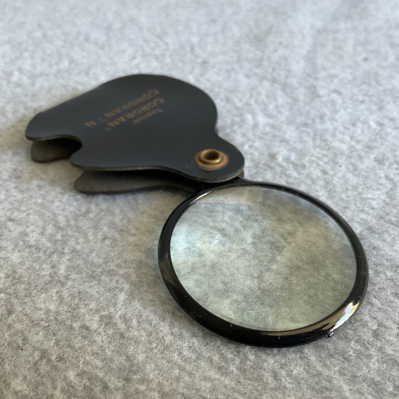 LILLY Cordran Haldrone Vintage Magnifying Glass Promotional Pharmacy