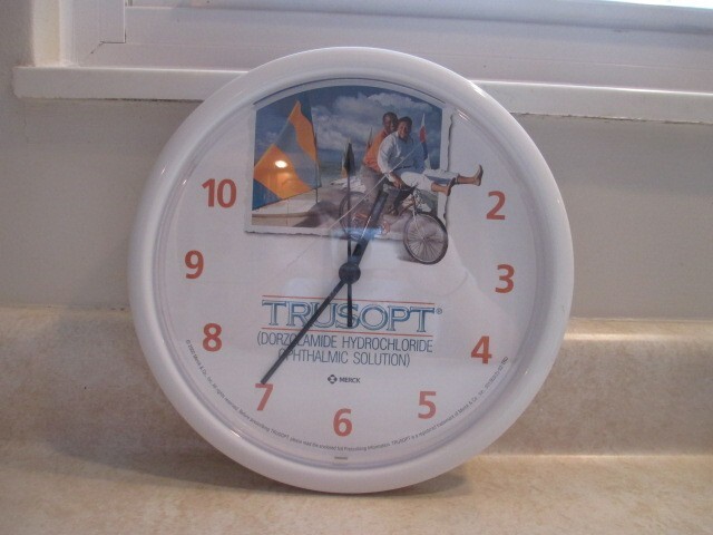 Pharmaceutical Drug Rep Clock Trusopt Merck