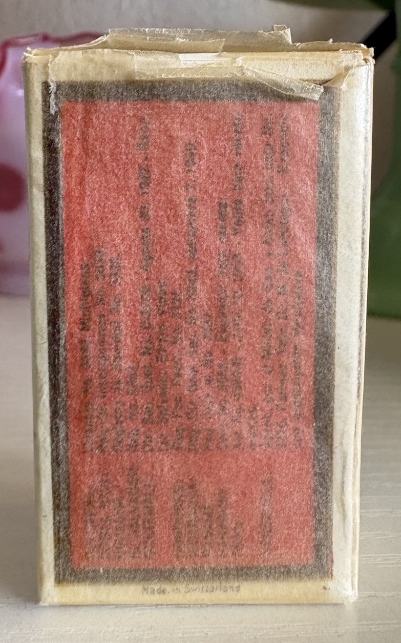 Vintage NOS Quina-Redoxon Medicine Apothecary By “ROCHE” w/ Original Onion Skin