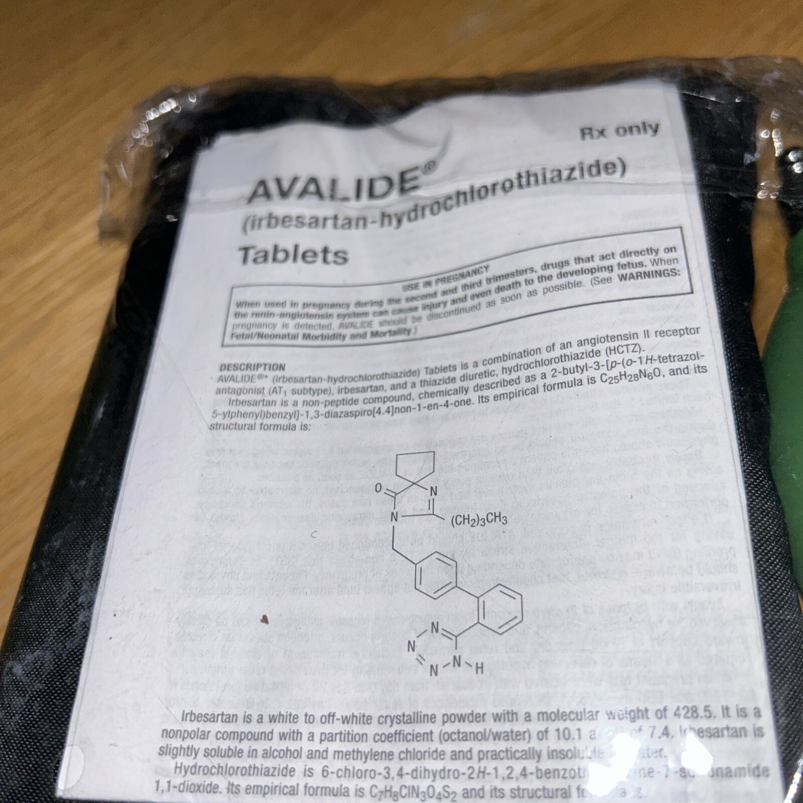 Pharmaceutical Pharma Drug Rep AVALIDE Collectible Adult Blood Pressure Cuff NEW