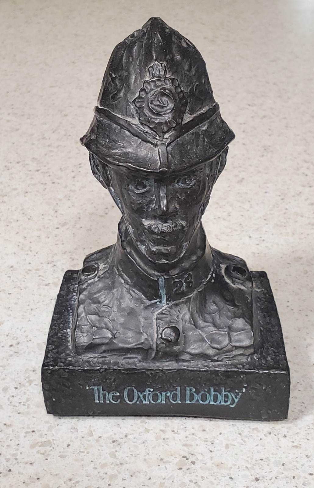 1977 Oxford Bobby Figure Bust Bristol Laboratories Tegopen Promo Statue (BX 32)