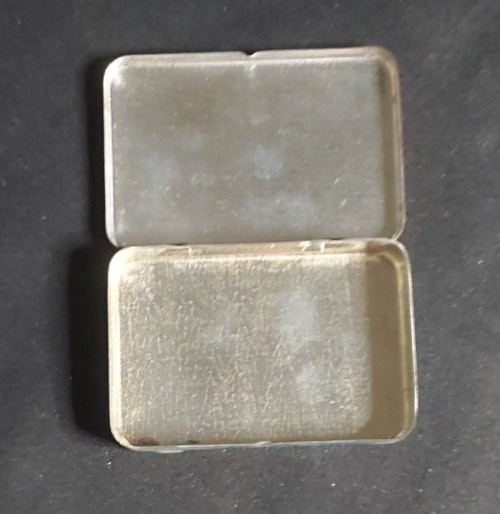 Old Empty Medicine Tin DeWitt’s Laxative Cold Tablets EC DeWitt Chicago New York