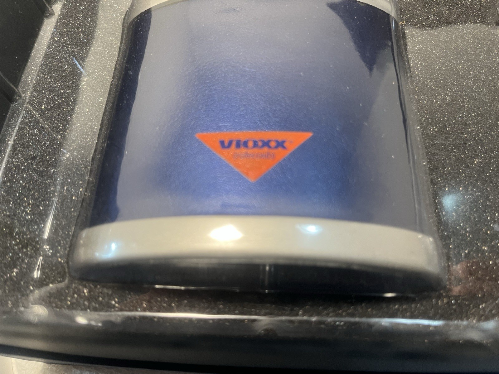 Desk Set 5 Piece pharmaceutical drug rep Vioxx New In Case Clock, Photo 3947