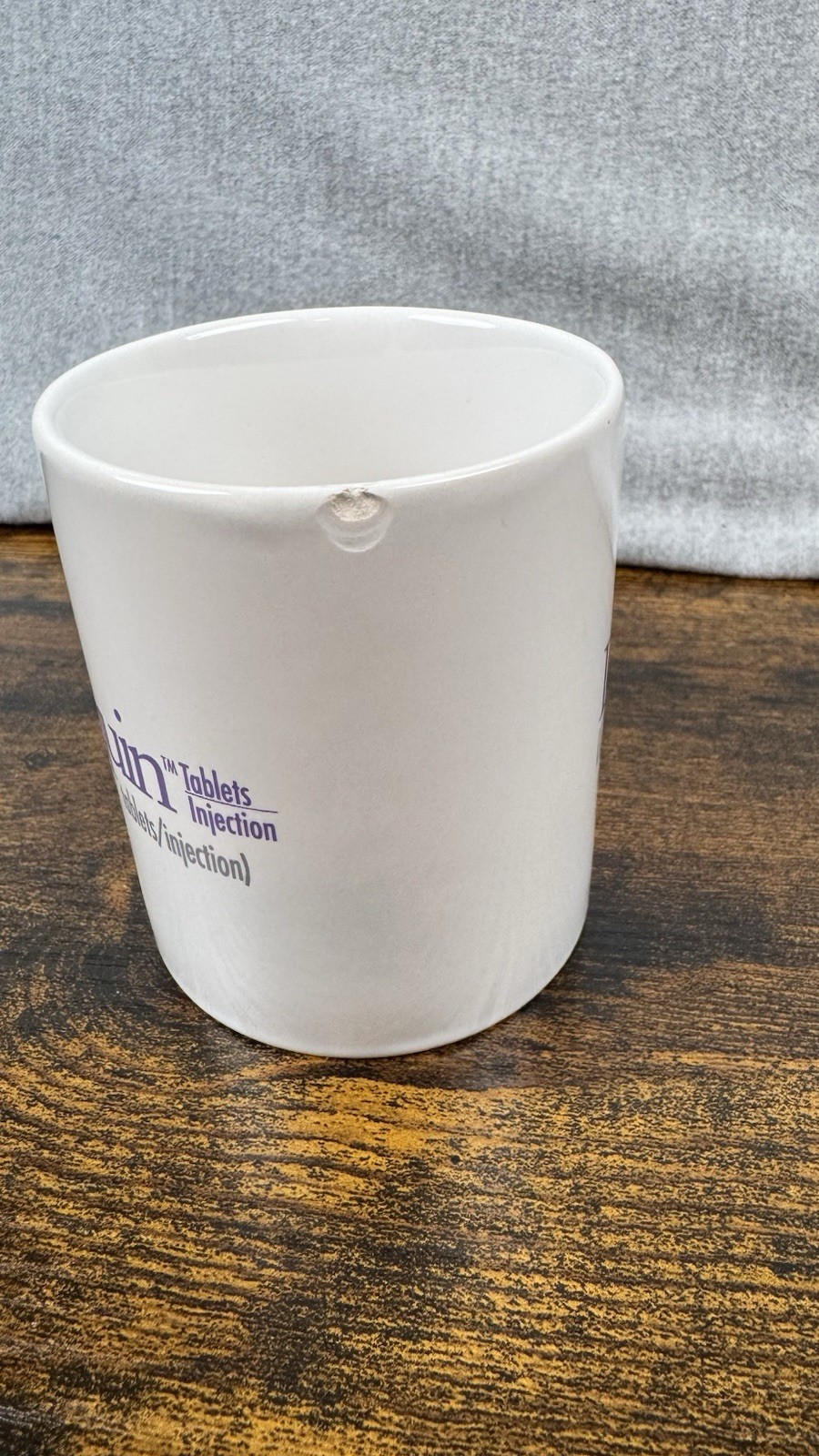 Levaquin Leva-pak Pharma Doctor Giveaway Ceramic Coffee Mug Tea Cup RARE