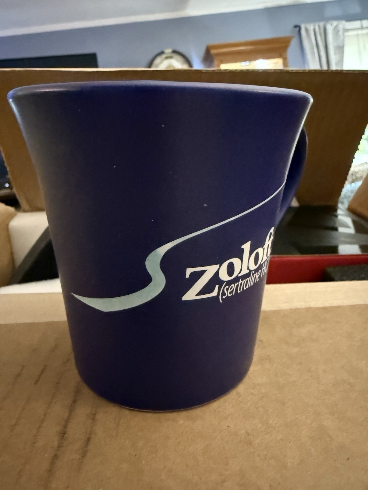 Zoloft Pharmaceutical Mug Advertising Pharma Rep 12 oz Drug rep Collectible