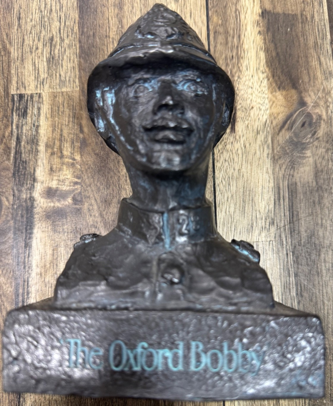 1977 The Oxford Bobby Resin Bust Bristol Laboratories Tegopen Promotional Statue
