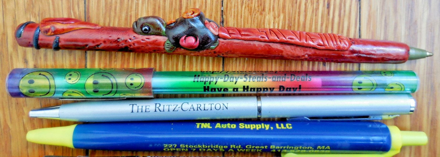 Vintage Drug Bank Auto Ritz Carlton Lot Of 11 Pens Untested El Salvador