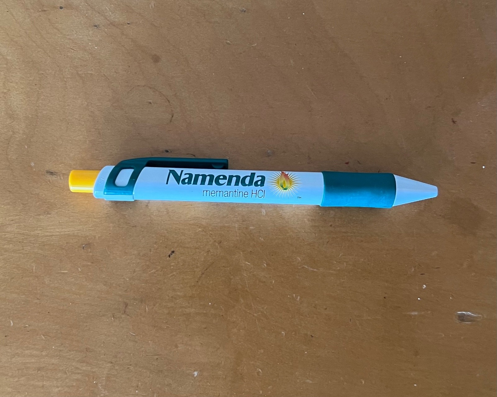 Drug Rep Click Pen Namenda Memantine HCl Ballpoint Pen Pharmaceutical Black Ink