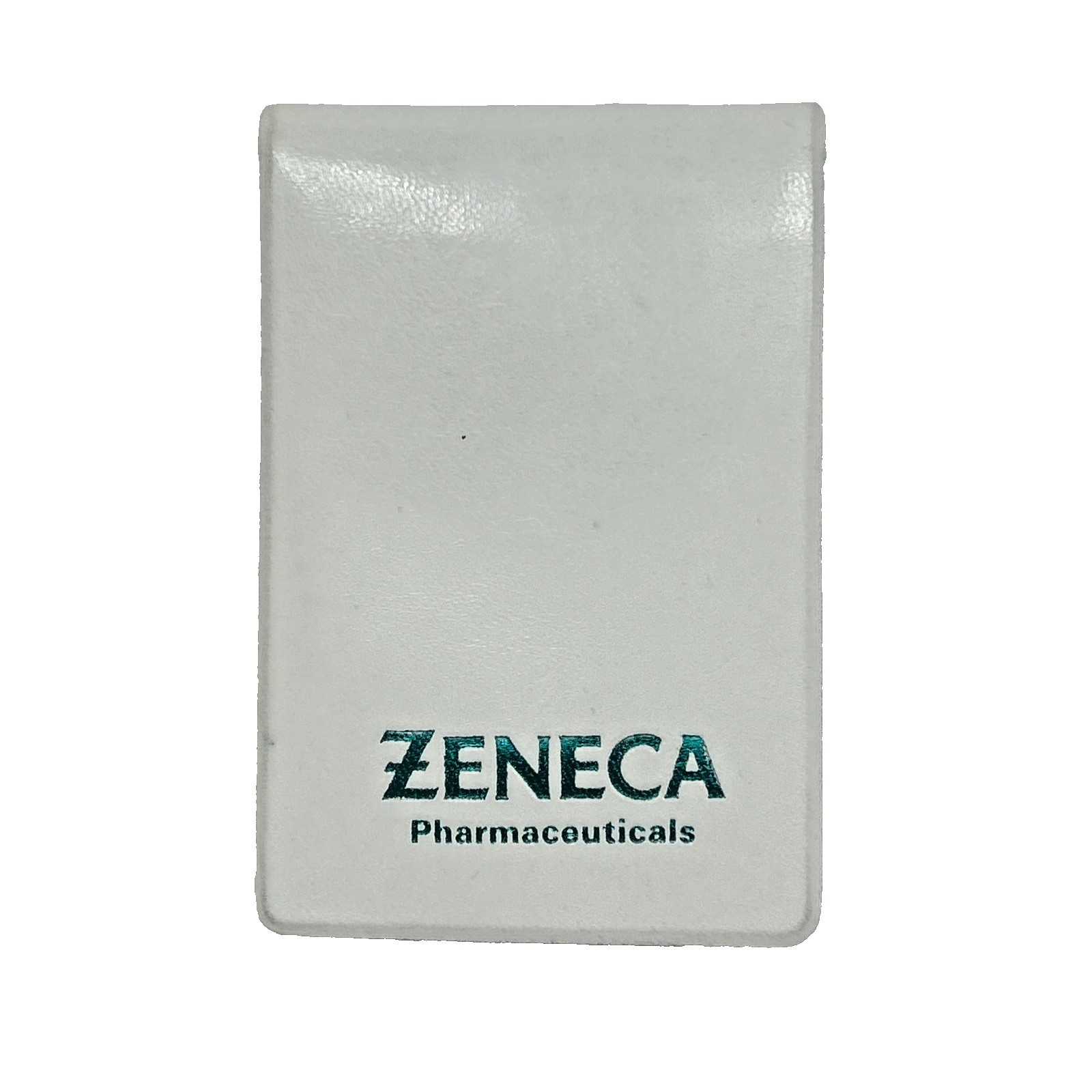 Zeneca Pharmaceuticals Notepad Notes Drug Rep Flap Book White 4″ x 3″ Paper Pad