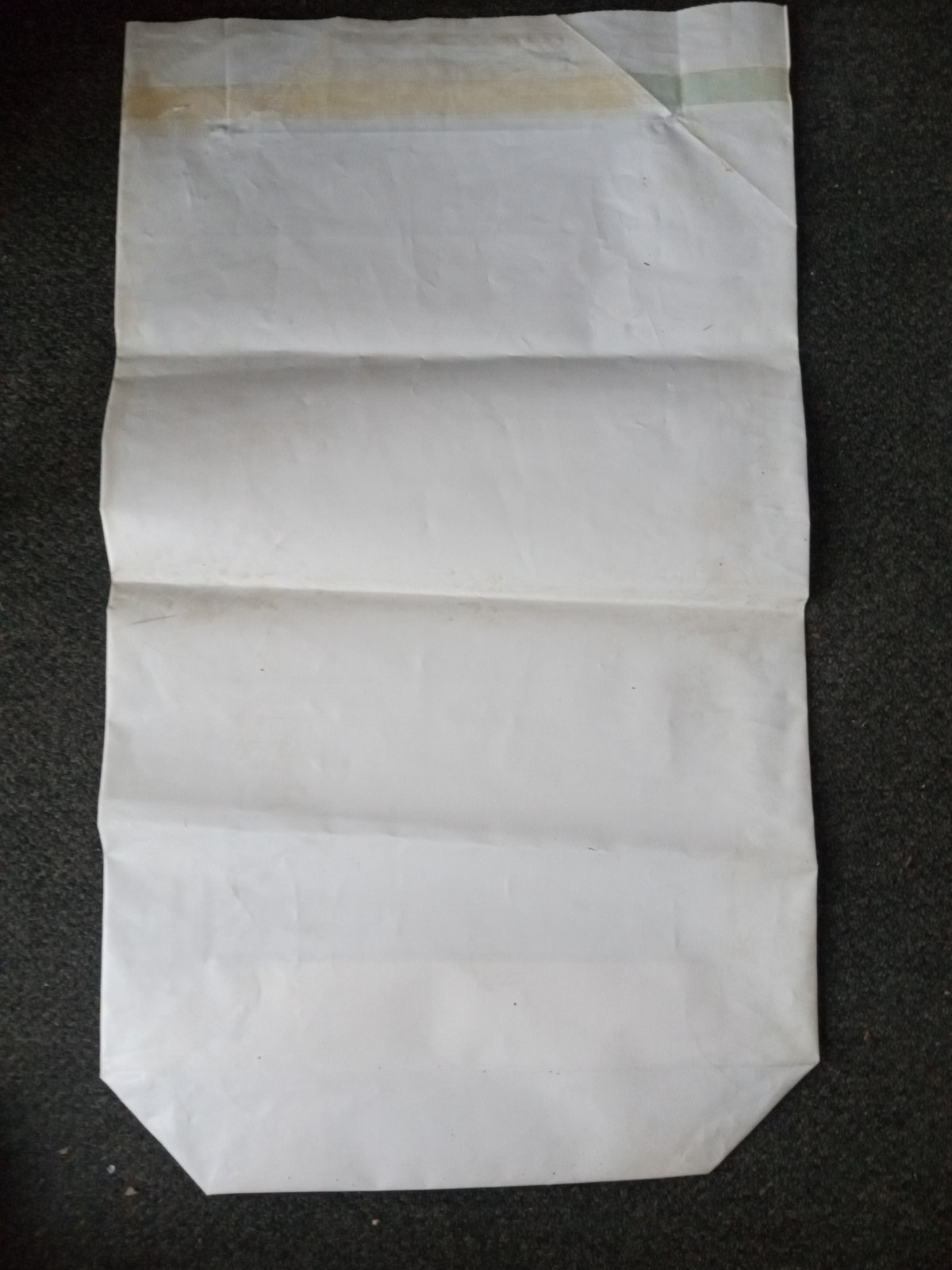 Vintage BAYER Pharmaceuticals Makrolon Polycarbonat Chemical Compound Bag 1970s