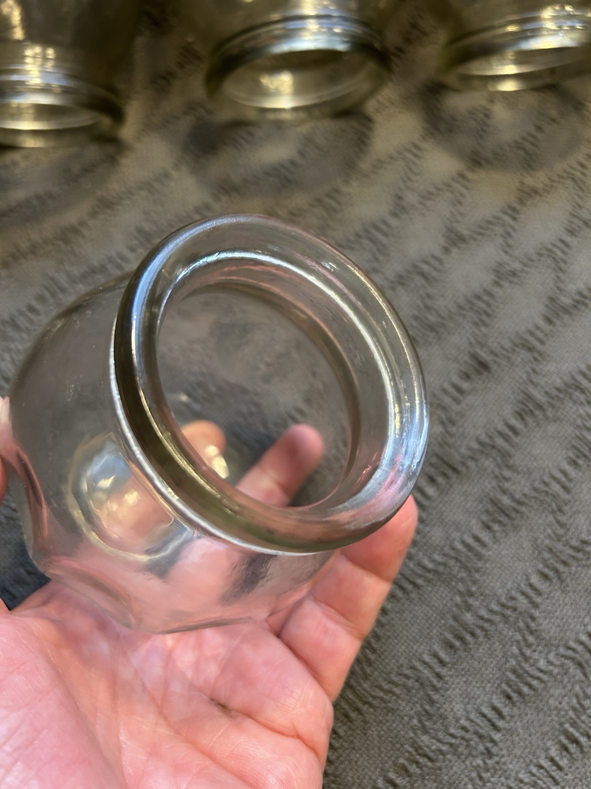 Vintage Medical Glass Cupping Therapy Jars (Set of 6)