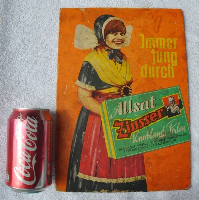 1920s Germany German ALLSAT ZINSSER FOREVER YOUNG Apotheca Pharmacy Cure Poster