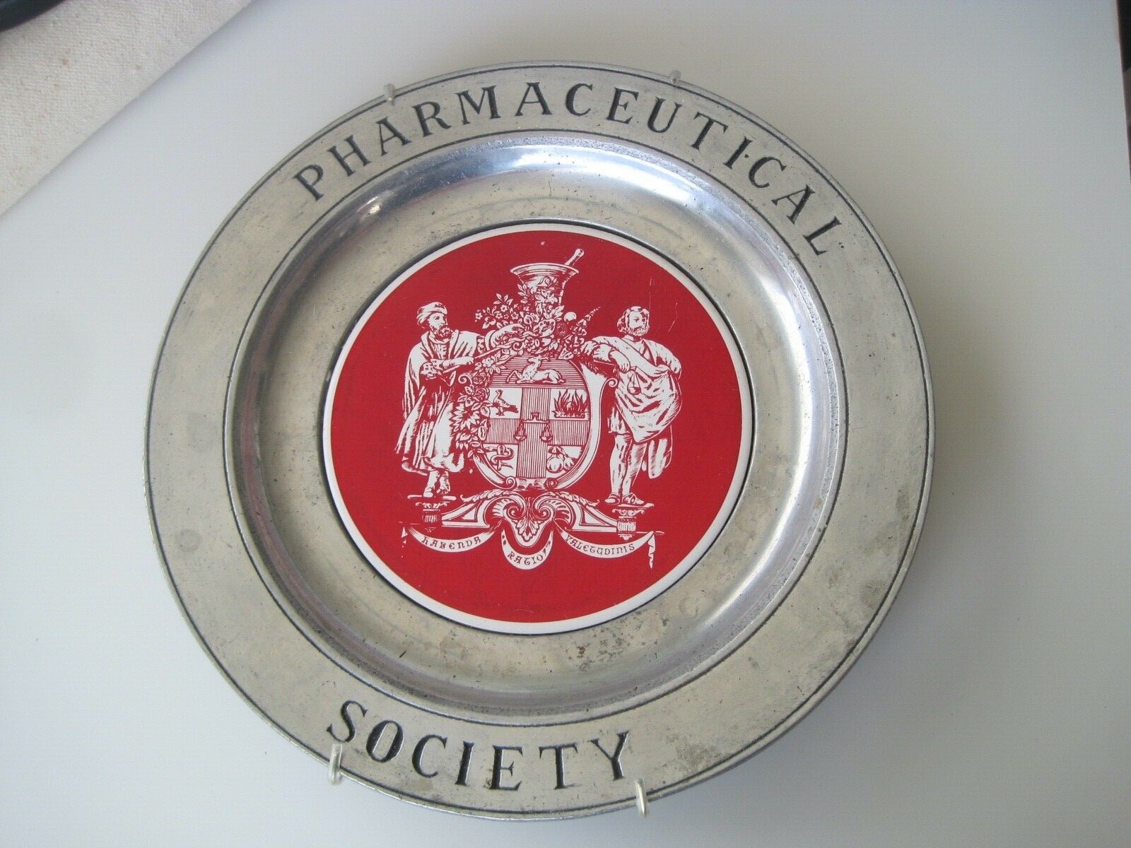 Pharmaceutical Society Wilton Pewter Plate 11″
