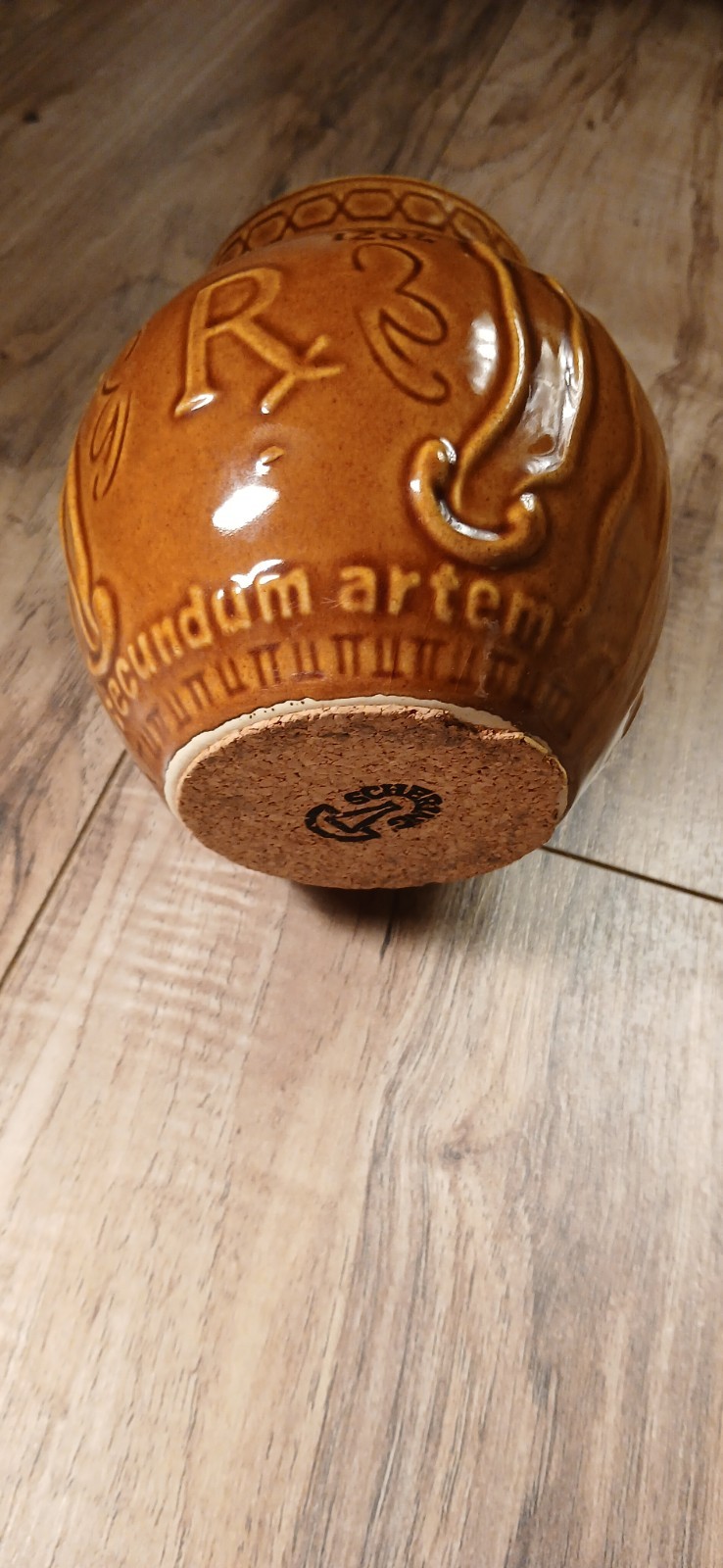 Secundum Artem Schering McCoy Ceramic Rx Apothecary Jar Vase Maimonides
