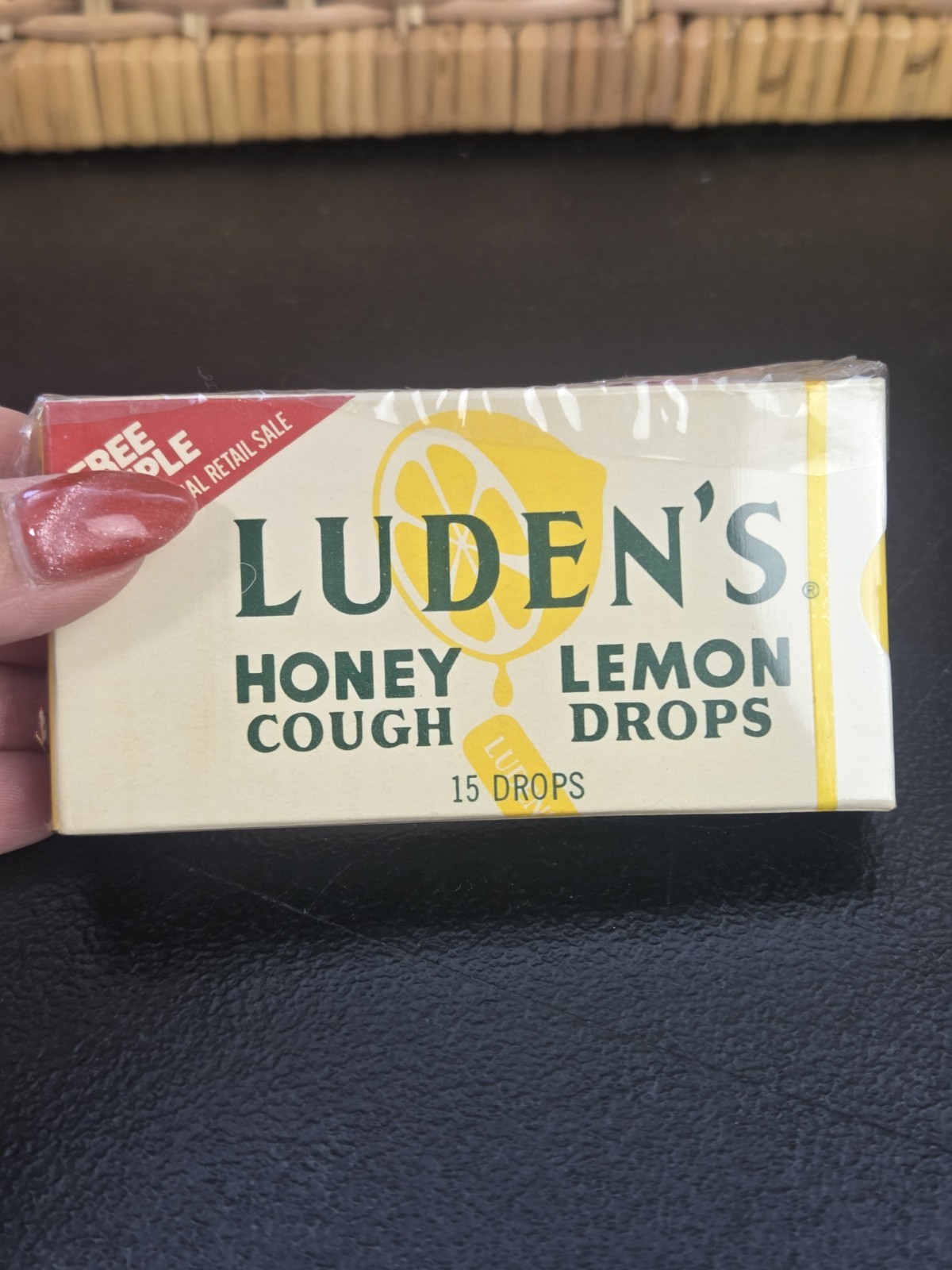 Vintage Ludens Cough Drops Props Movie Set