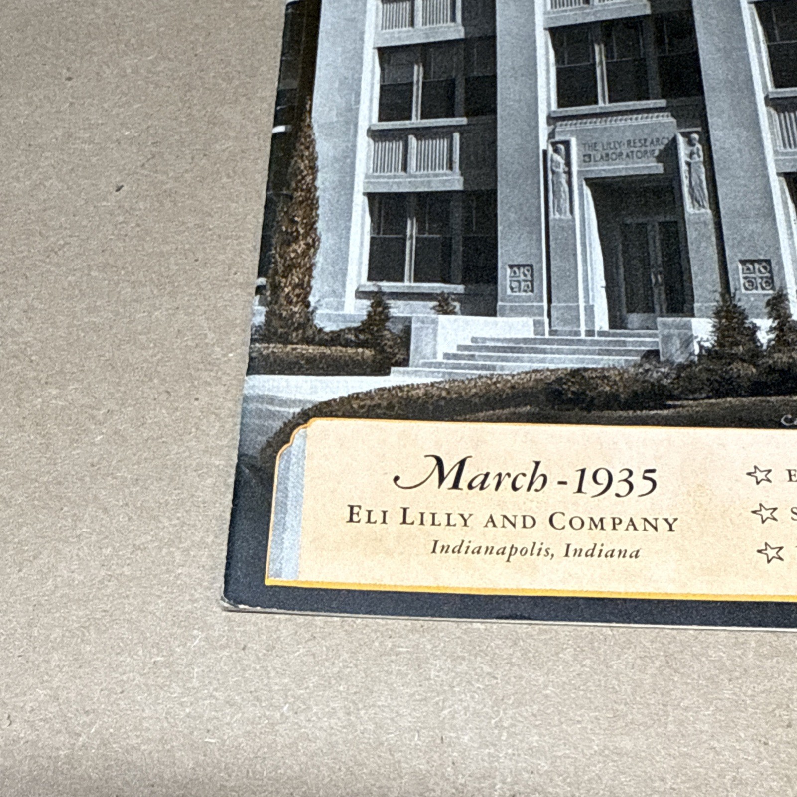 Tile And Till Magazine Eli Lilly And Company March 1935 Indianapolis Indiana
