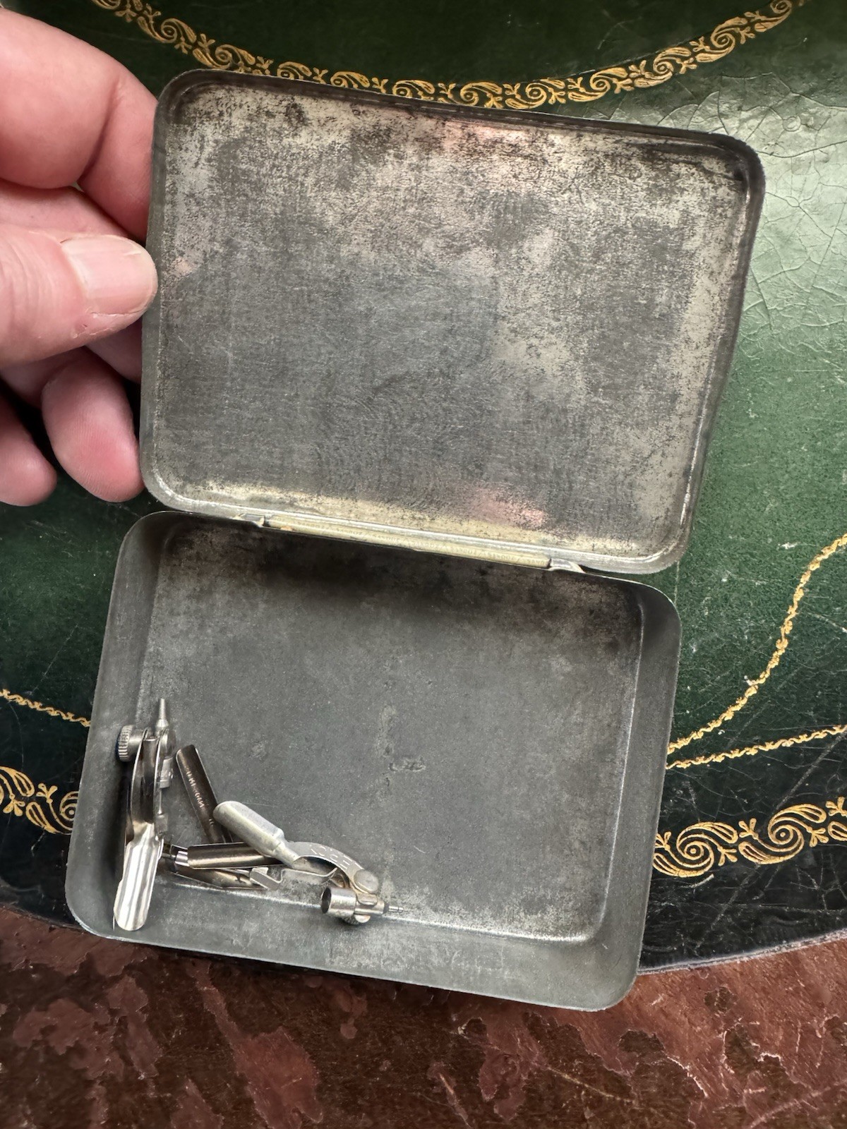 Antique 1933 Drug Store Danbury, CT Handwritten Don’t Take Poison Label Box