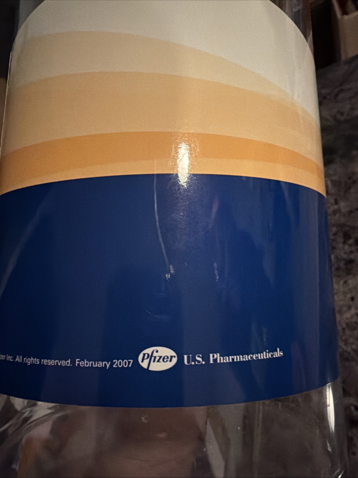 Pfizer Pharmaceuticals Lyrica Cotton Ball Container Drug Rep Promo 2000s
