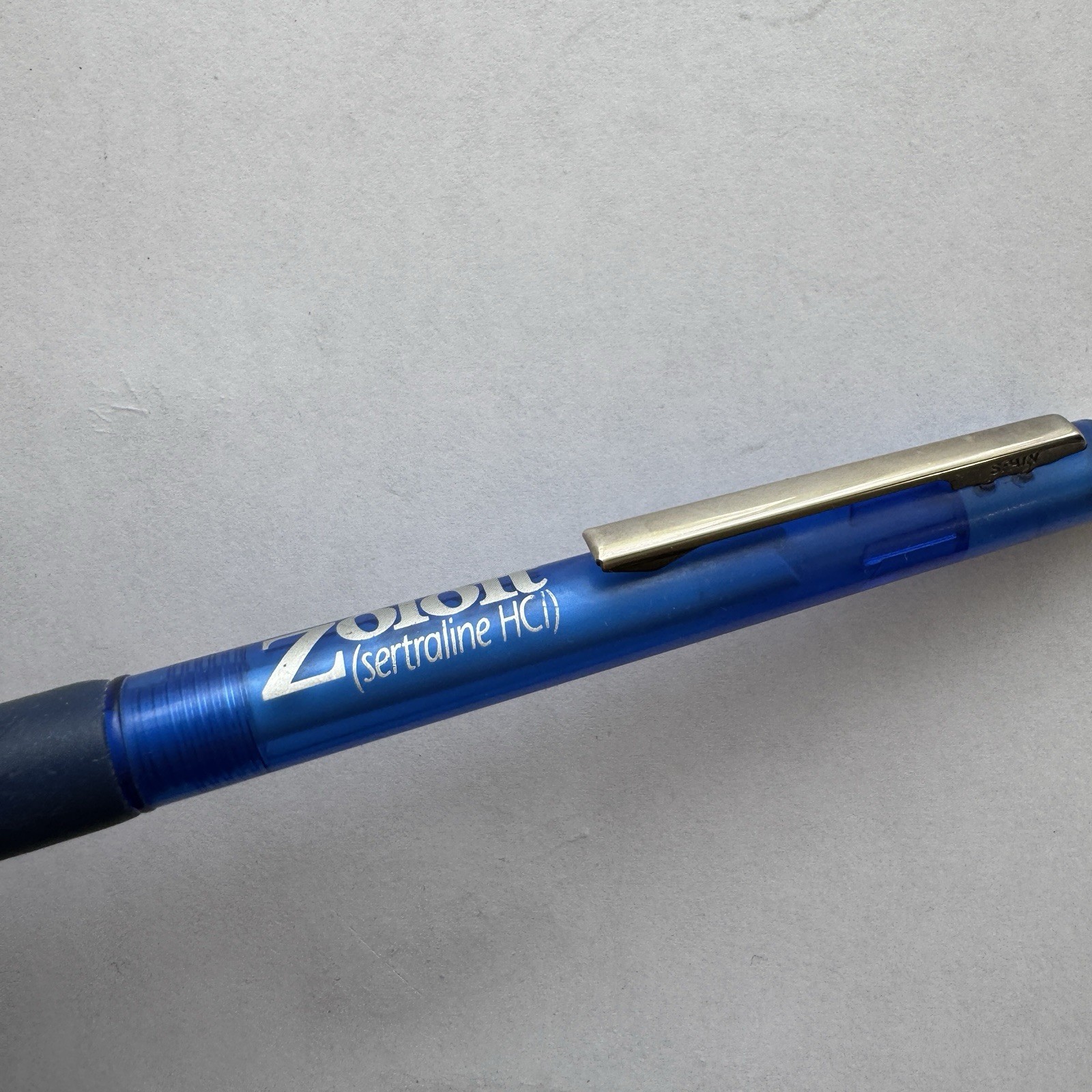 Translucent Pfizer Zoloft PEN Drug Rep Pharmaceutical Promo Medical Advertising