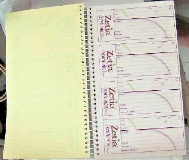 MERCK ZETIA Medi-Message Book DRUG REP LOGO Pharmaceutical Advertising NEW