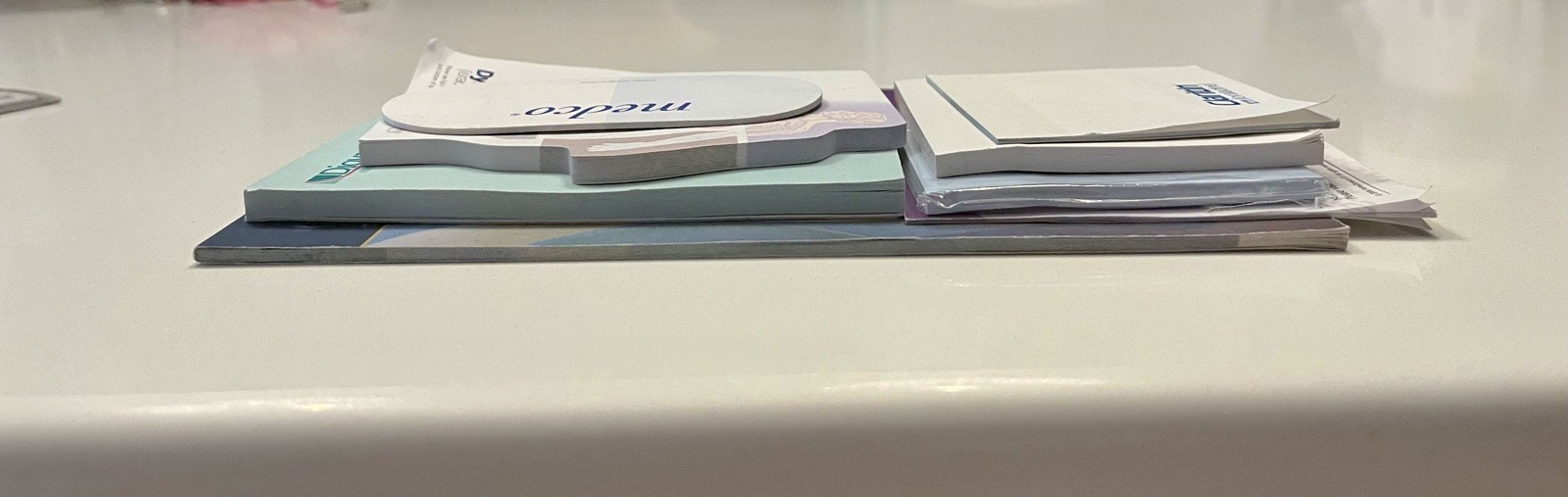 8 Pharmaceutical Notepads + 1 Ruler (Claritin, Nexium, Diovan, and more)