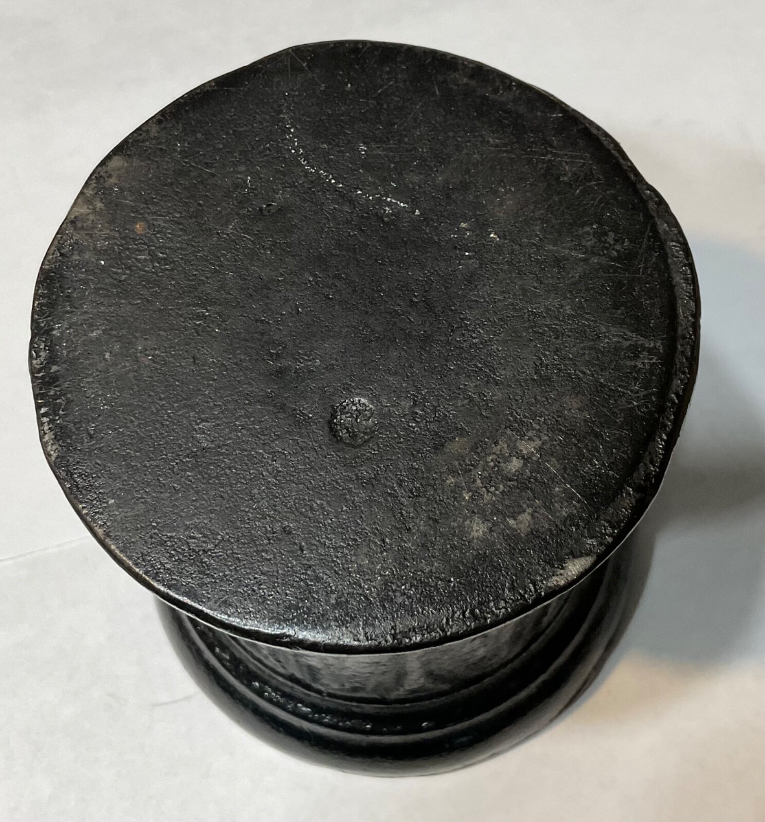 ANTIQUE CAST METAL STEEL MORTAR PESTLE GRINDING BOWL CHEMIST APOTHECARY