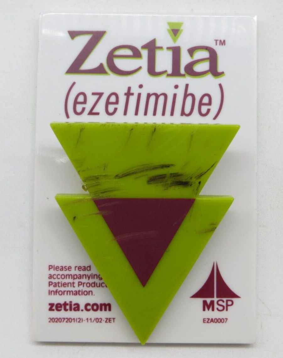 Drug Rep Promo Magnet Clip ZETIA doctors office promotional item