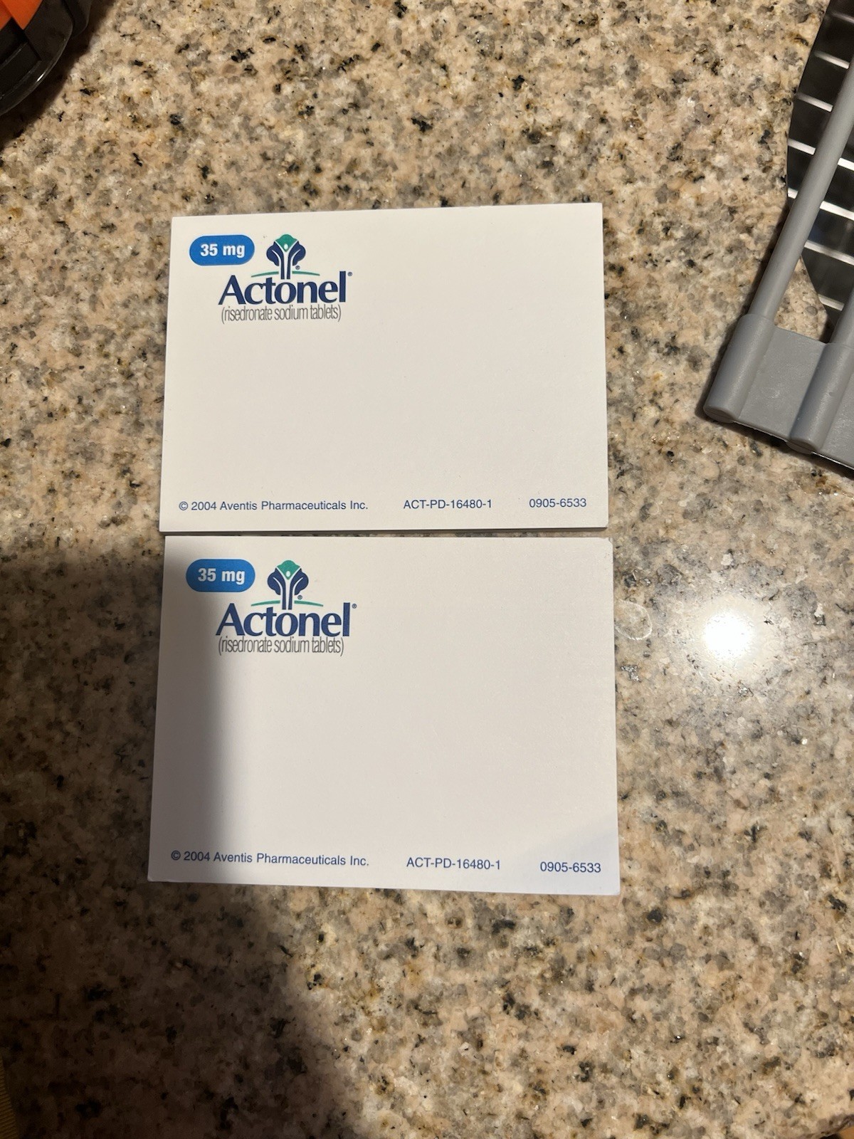 ACTONEL Note Pad Pharmaceutical Drug Rep Promotional Sealed Sticky Notes 4”x3”
