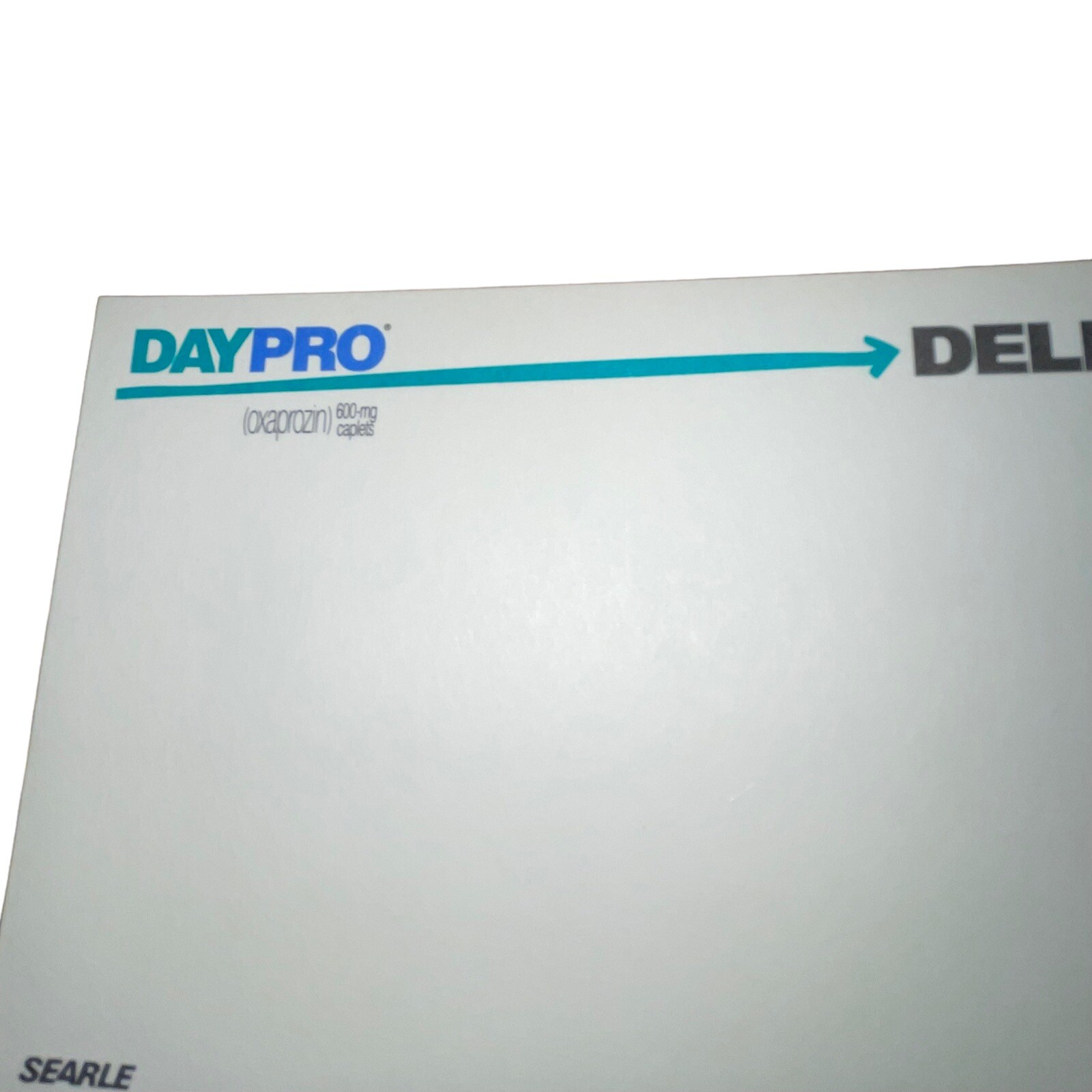 Vintage 4 Daypro Drug Rep Sticky Note Pads Unused Note Pads pharmaceuticals