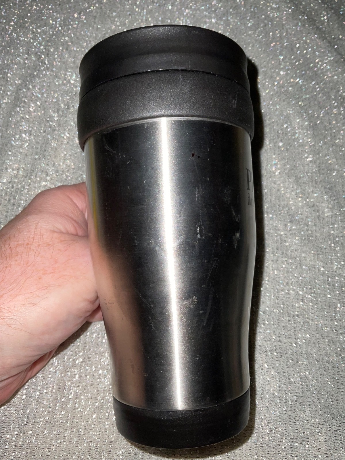 PROZAC Weekly Double Wall Tumbler Travel Mug Pharma Ad Promo See Pics