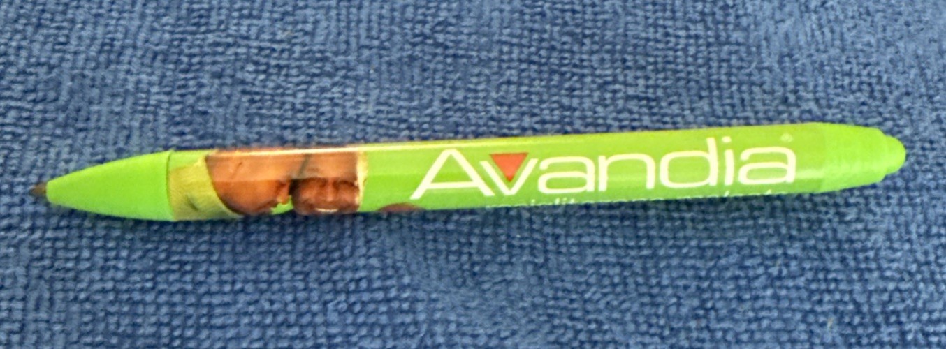 RARE AVANDIA Pharmaceutical Drug Rep Collectible Promotional Pen P1
